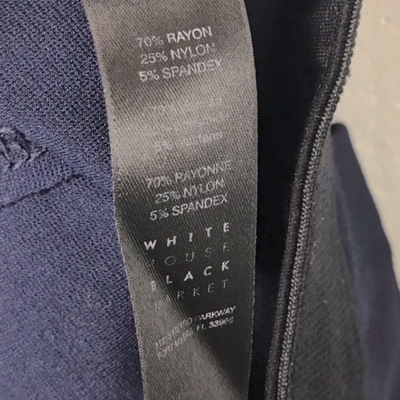 WHBM | Body Comfort Side-Zip Skinny Ankle Pants | Sz 0L - Picture 9 of 12